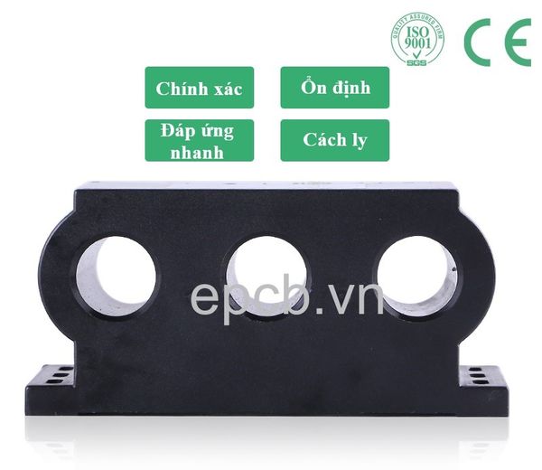 Cảm biến đo dòng xoay chiều ba pha AC đục lỗ ngõ ra 4 - 20mA | 0 - 10V