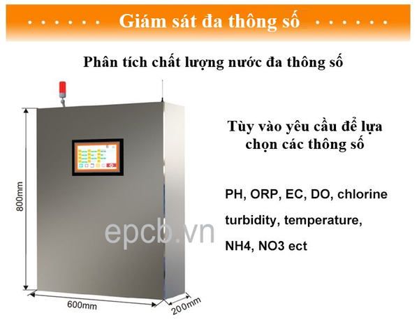 Cảm biến đầu dò đo khí clo dư FCL nước ES-FCL-WT-01 ( RS485 & 4 - 20mA )