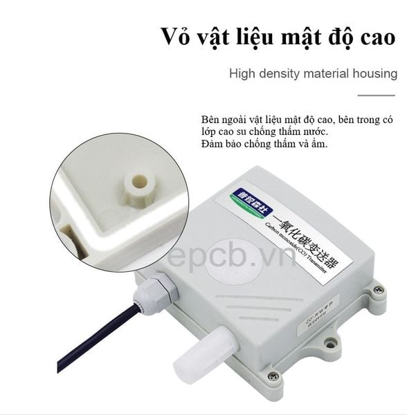 Cảm biến đo nồng độ khí cacbon monoxide CO ES-CO-01 ( RS485 Modbus RTU )