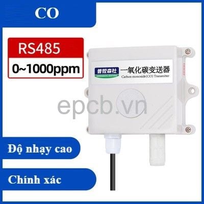 Cảm biến đo nồng độ khí cacbon monoxide CO ES-CO-01 ( RS485 Modbus RTU )