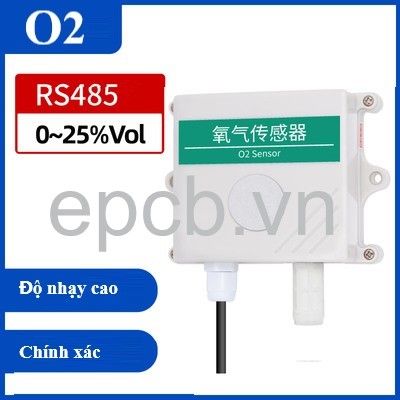 Cảm biến đo nồng độ khí O2 ES-O2-01 ( RS485 Mobus RTU )