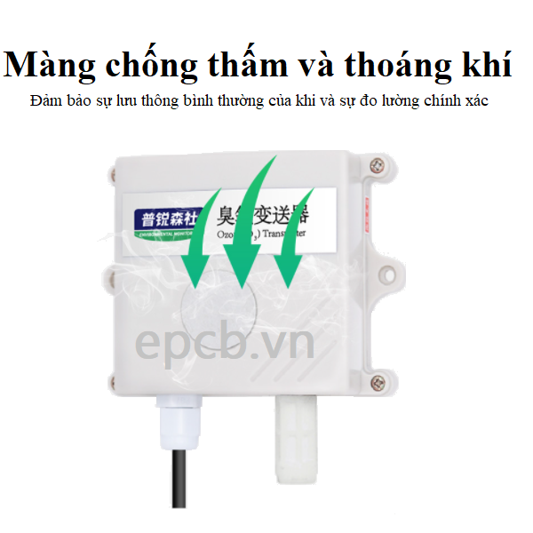 Cảm biến đo nồng độ Ozone O3 ES-O3-01 (RS485 Modbus RTU)