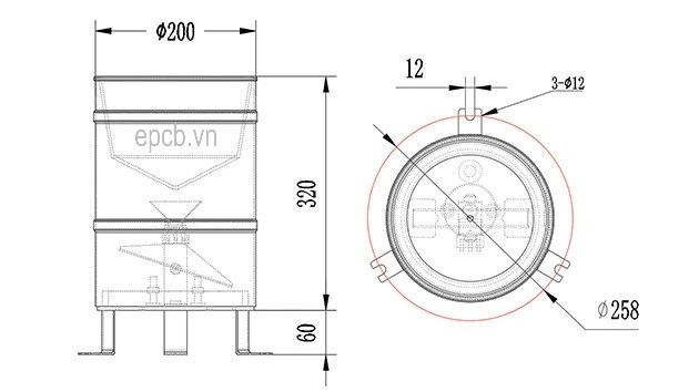 Cảm biến đo lưu lượng mưa RK400-01D