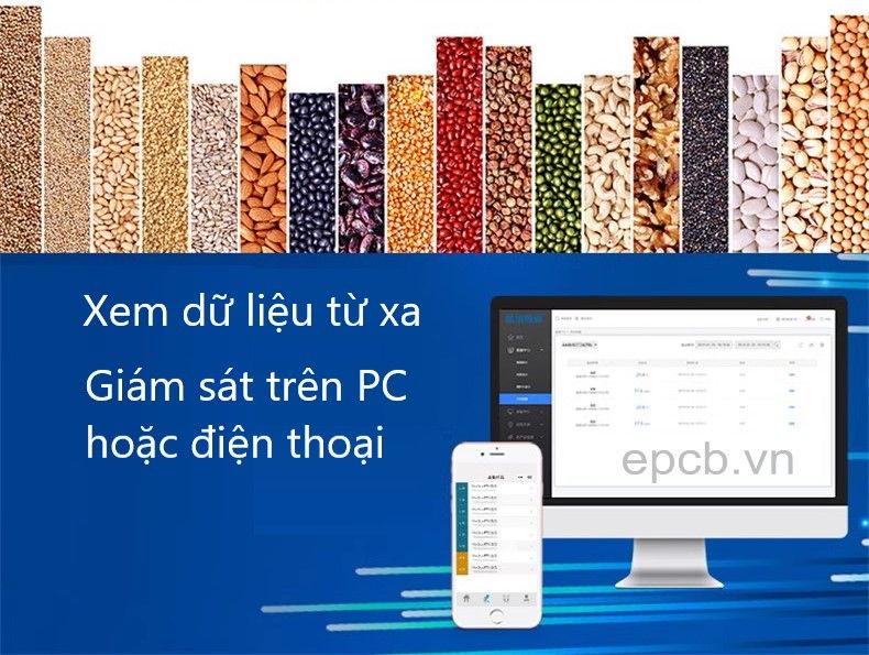 Cảm biến nhiệt độ độ ẩm đo trong chất rắn ES-RF-01