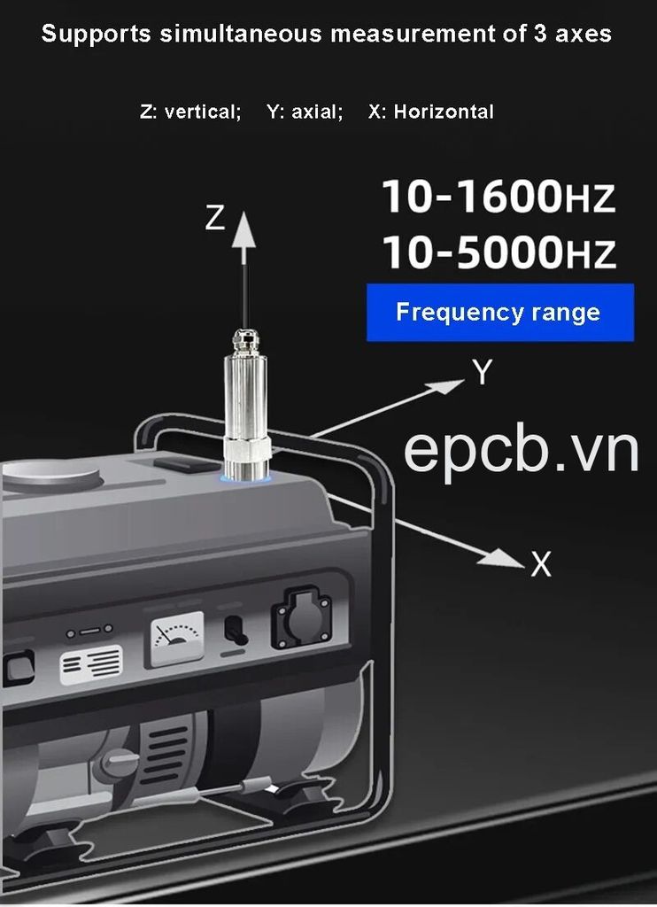 Cảm biến chuyển động rung ngõ ra RS485 Modbus RTU ES-VS-01