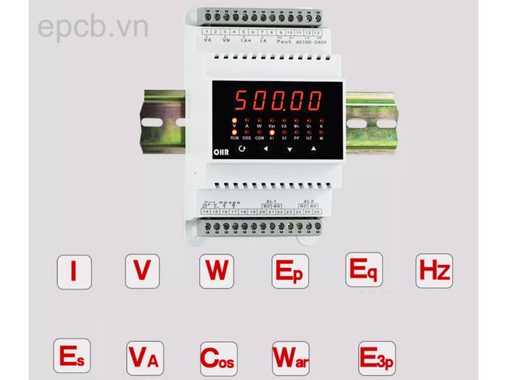 Đồng hồ đo điện đa năng AC OHR-D13