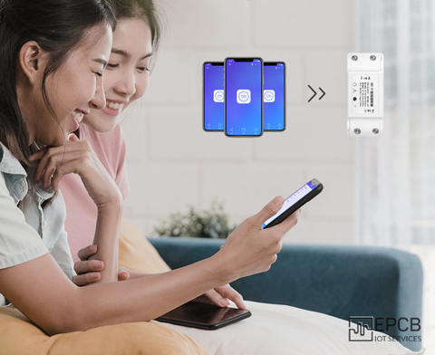 Công tắc điều khiển WiFi, smart socket Sonoff Basic (bản Quốc Tế)