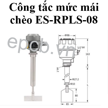Công tắc mức mái chèo quay ES-RPLS (Rotary Paddle Level Switch)