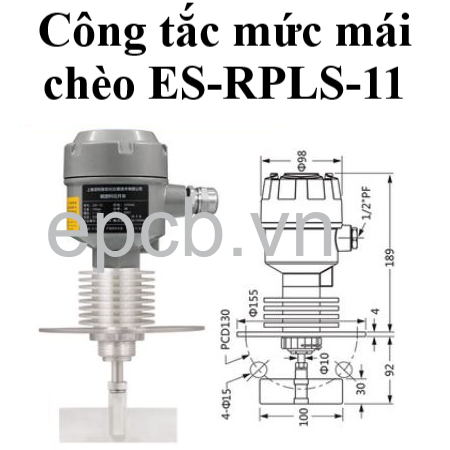 Công tắc mức mái chèo quay ES-RPLS (Rotary Paddle Level Switch)