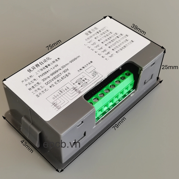 Đồng hồ LED đo tốc độ động cơ EA-SR-L01