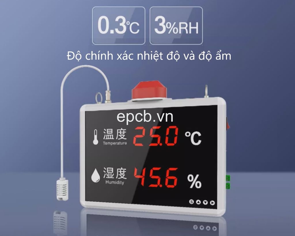Đồng hồ Led đo nhiệt độ độ ẩm LH-THS hỗ trợ RS485 Modbus RTU