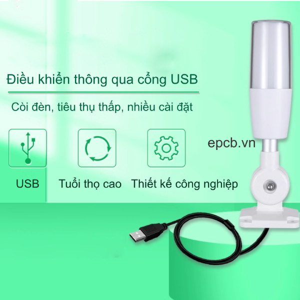 Đèn LED cảnh báo 3 màu kết nối USB LI-M4T