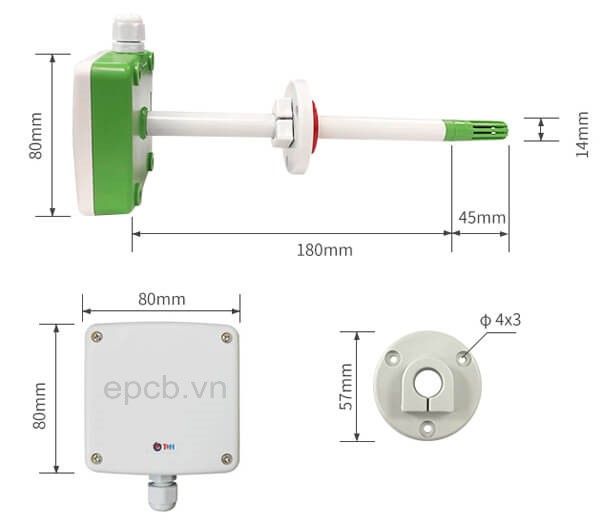 Cảm biến đo nhiệt độ trong đường ống RS-WS-9TH