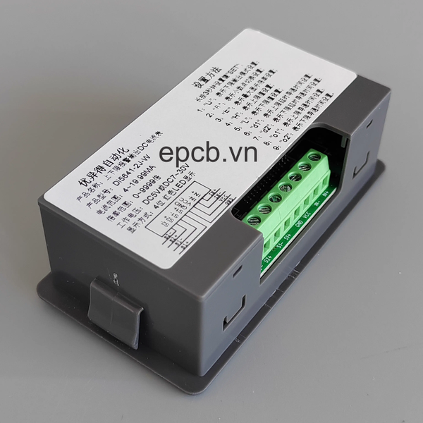 Đồng hồ LED đọc tín hiệu Analog 4-20mA 0-10V EA-ANALOG-01