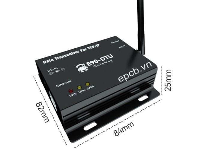 Ethernet gateway LoRa 433MHZ CDEBYTE E90-DTU (400SL30-ETH)