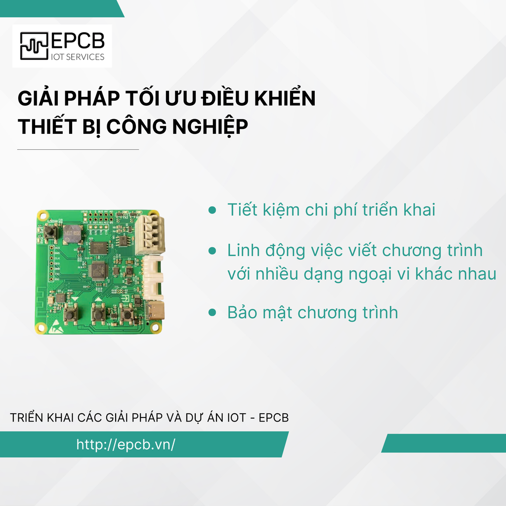 Giải pháp tối ưu điều khiển thiết bị công nghiệp