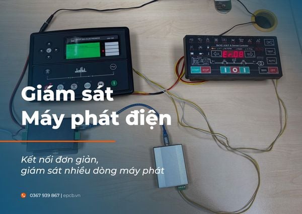 Hệ thống giám sát máy phát điện từ xa