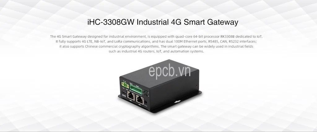 iHC-3308GW Industrial Smart Gateway for IoT Application