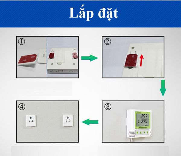 Đồng hồ hiển thị nhiệt độ, độ ẩm và lưu trữ dữ liệu EDL-TH01