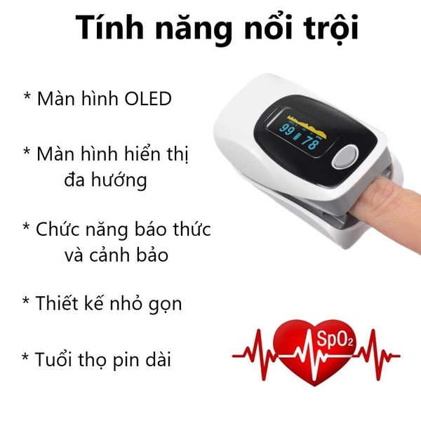 Máy SPO2 đo nồng độ oxy trong máu ( Phiên bản cao cấp )