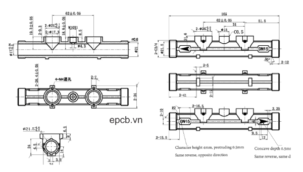 Phụ kiện ống đồng DN15-DN40 tùy chọn đồng hồ đo nước siêu âm