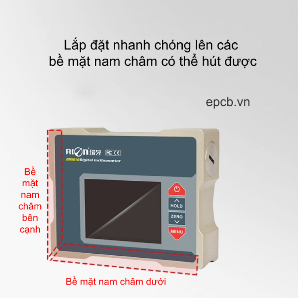 Máy đo độ nghiêng màn hình kỹ thuật số DMI610