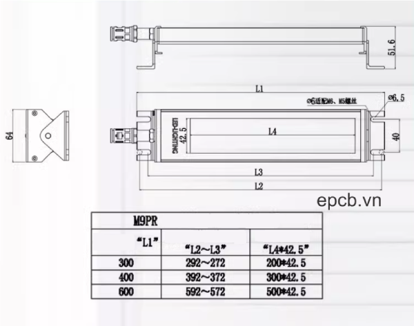 Đèn LED cảnh báo máy CNC chống nước LI-M9P