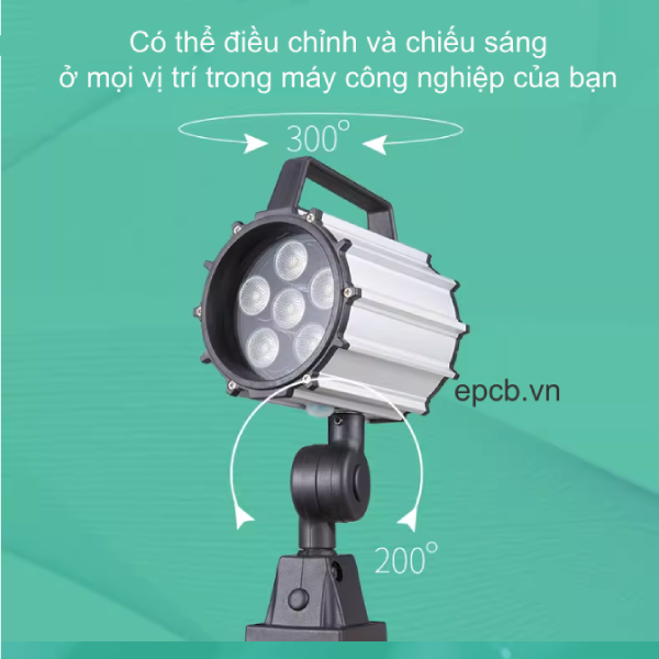 Đèn LED máy CNC chống nước 24V 220V LI-M1