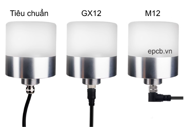 Đèn LED hình chai 3 màu cảnh báo đường kính 80mm 24V