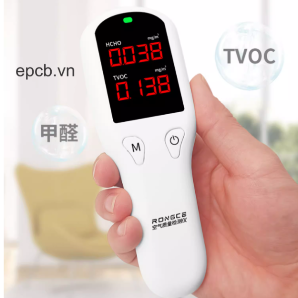 Thiết bị phát hiện cảnh báo HCHO và TVOC