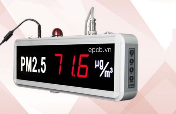 Đồng hồ Led đo chất lượng không khí QD-PM818