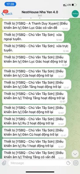 Thiết bị giám sát đường dây loa, amply, thiết bị điện cho nhà yến bằng công nghệ