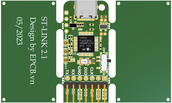 Thiết kế mạch debug vi điều khiển mcu đa năng của EPCB