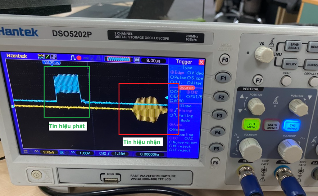 Cảm biến đầu dò siêu âm 1 MHz đo lưu lượng XINHAITAI