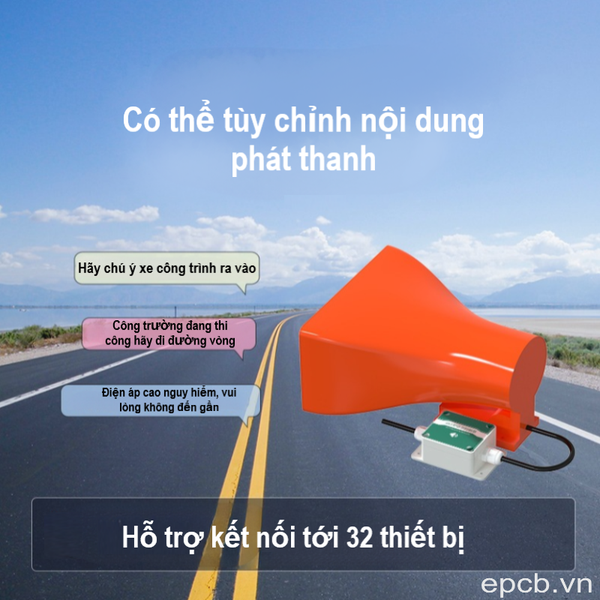 Tuy chinh noi dung phat thanh cua loa bao dong bang giong noi RS485