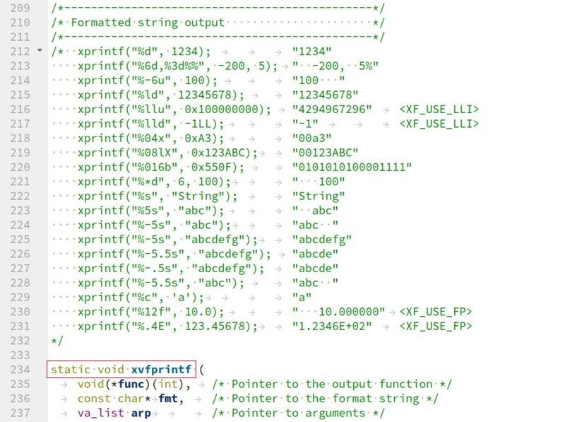 ak embedded base kit - xvfprintf