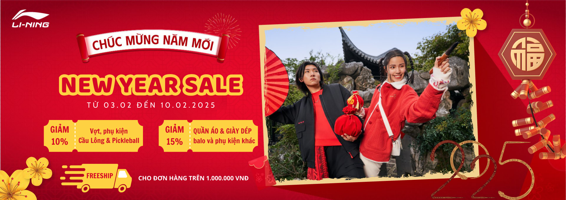 NEW YEAR SALE CÙNG LI-NING