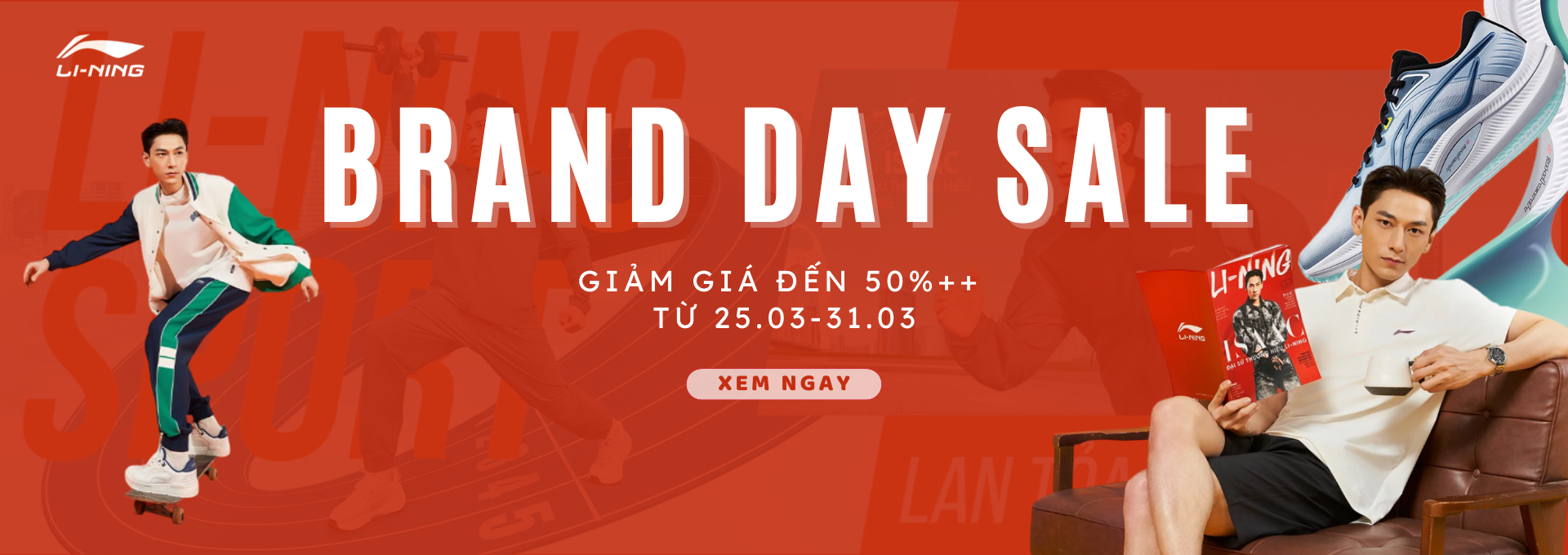 BRAND DAY SALE CÙNG LI-NING