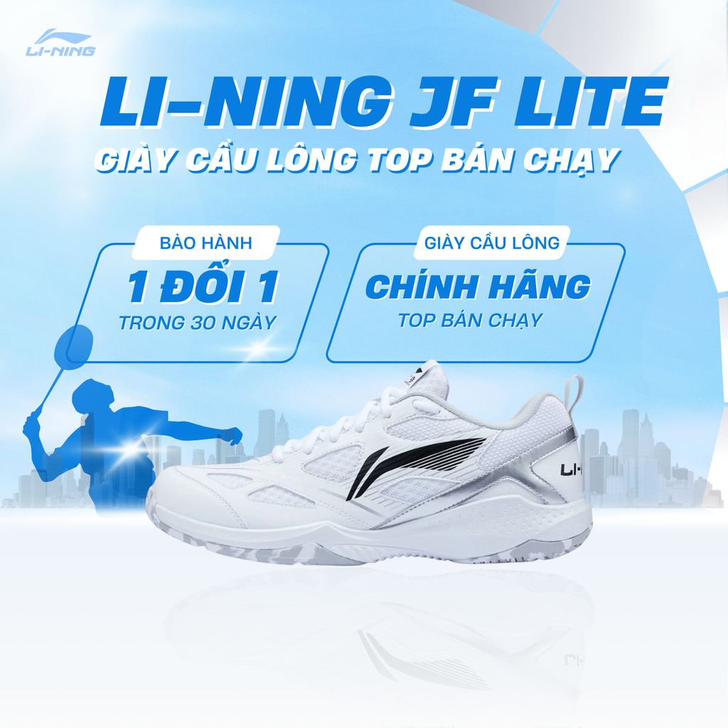 Giày Cầu Lông Li-Ning JF LITE AYTU025 – Chính Hãng Cho Nam Và Nữ, Êm Ái – Bền Bỉ – Thời Trang