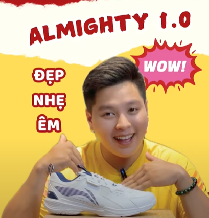 Giày Luyện Tập Cầu Lông Li-Ning ALMIGHTY 1.0 – Sự Kết Hợp Hoàn Hảo Giữa Thoải Mái Và Bền Bỉ