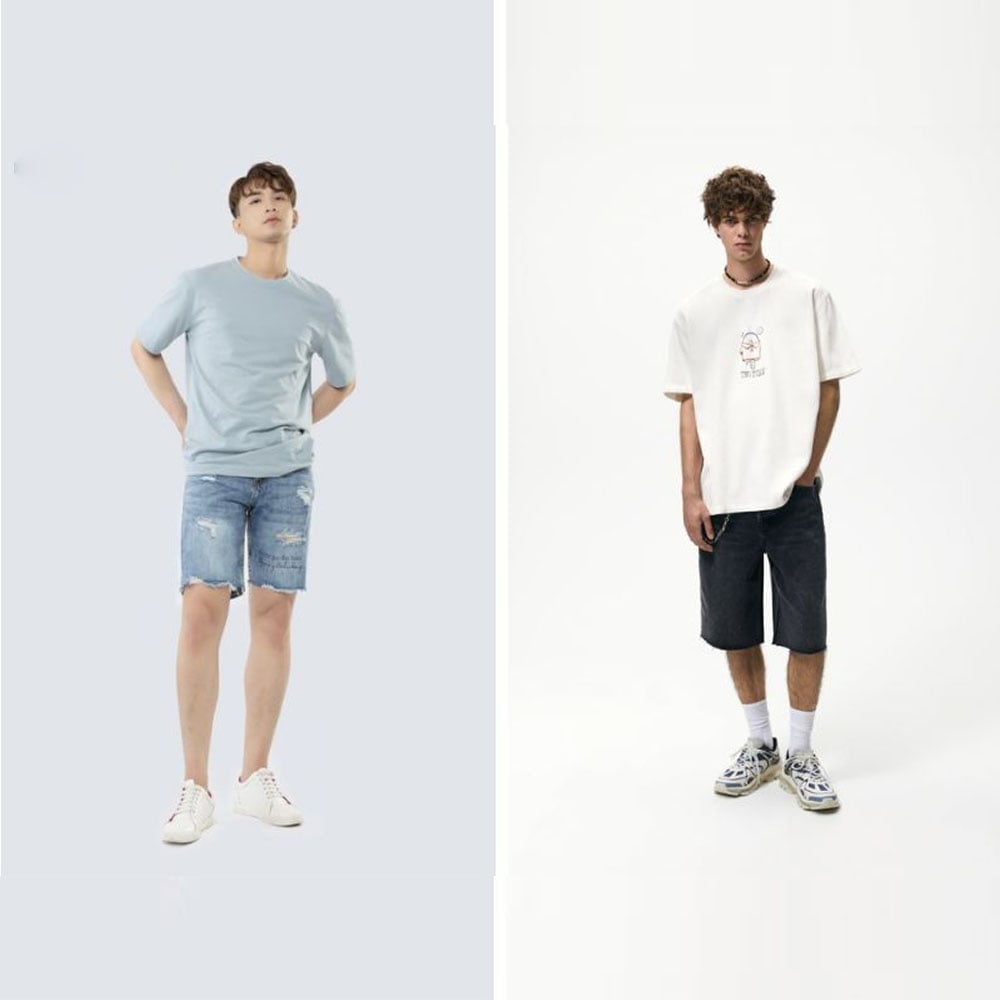 Top 10 cách phối đồ quần short nam cực chất và phong cách