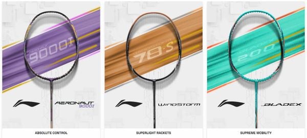 Các Dòng Vợt Cầu Lông Li-Ning Thông Dụng Tại Việt Nam – Phân Loại, Lối Chơi Phù Hợp và Ưu Điểm