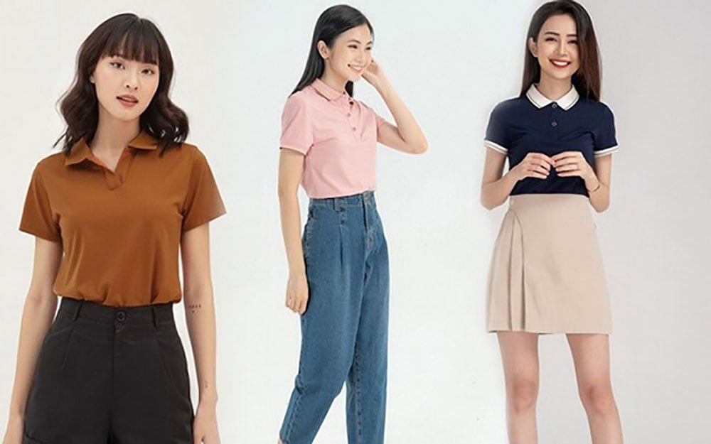 Diện áo polo nữ không nhàm chán với 14 outfit trendy