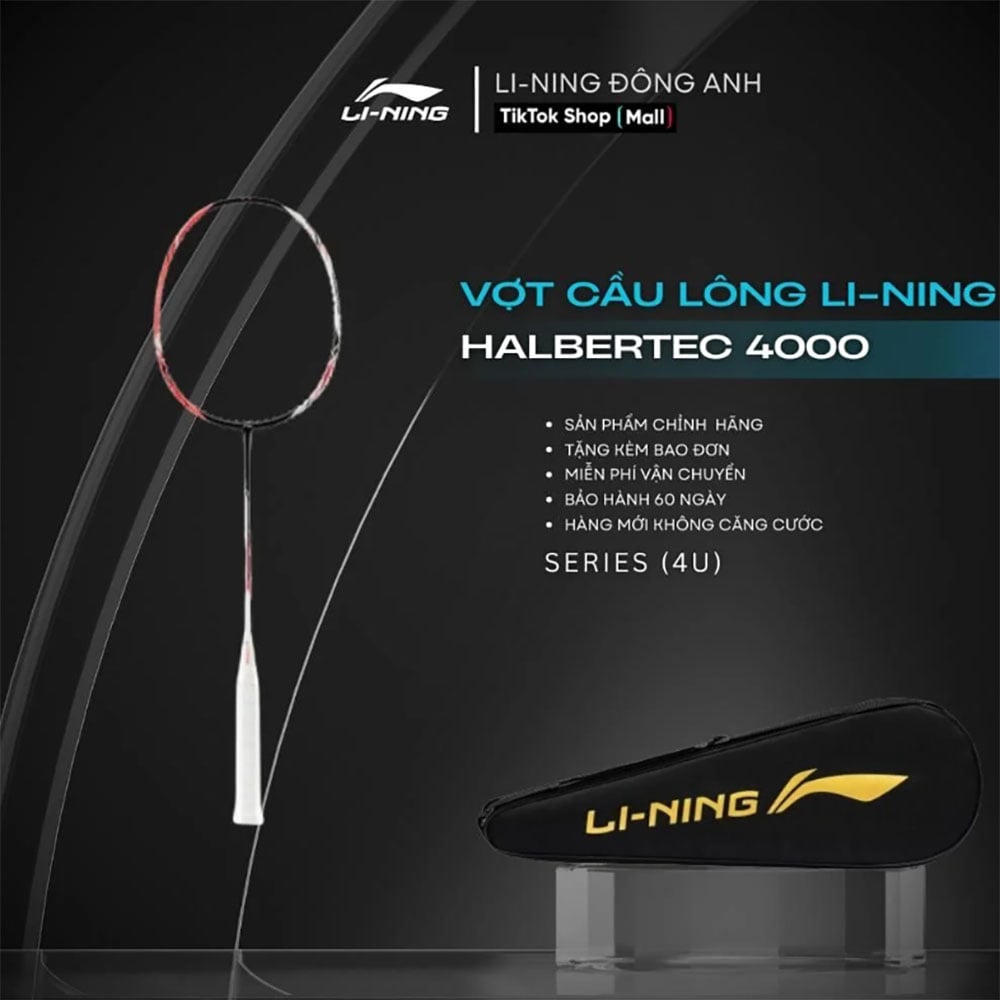 Vợt cầu lông Li-Ning Halbertec 4000 (4U) AYPV009-4