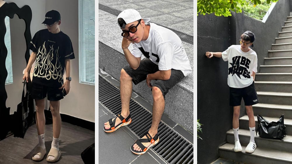 Mũ lưỡi trai – Áo phông – Quần short: Bộ ba hoàn hảo cho mùa hè