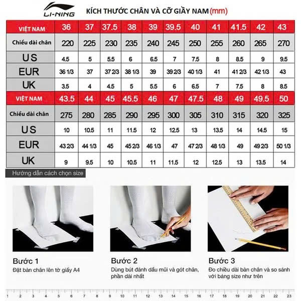 Chọn giày bóng đá theo size giày phù hợp nhất