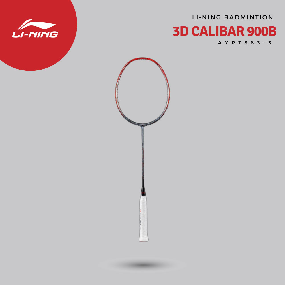 Vợt cầu lông Li Ning 3D CALIBAR 900B（3U）Red Gray AYPT383-3