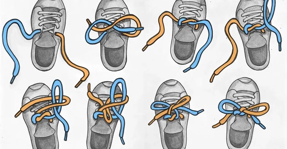Mẹo nhỏ giúp bạn buộc dây giày đẹp và tiện lợi hơn