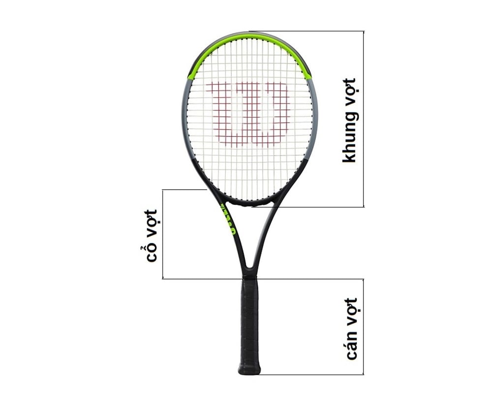 Cấu tạo vợt tennis
