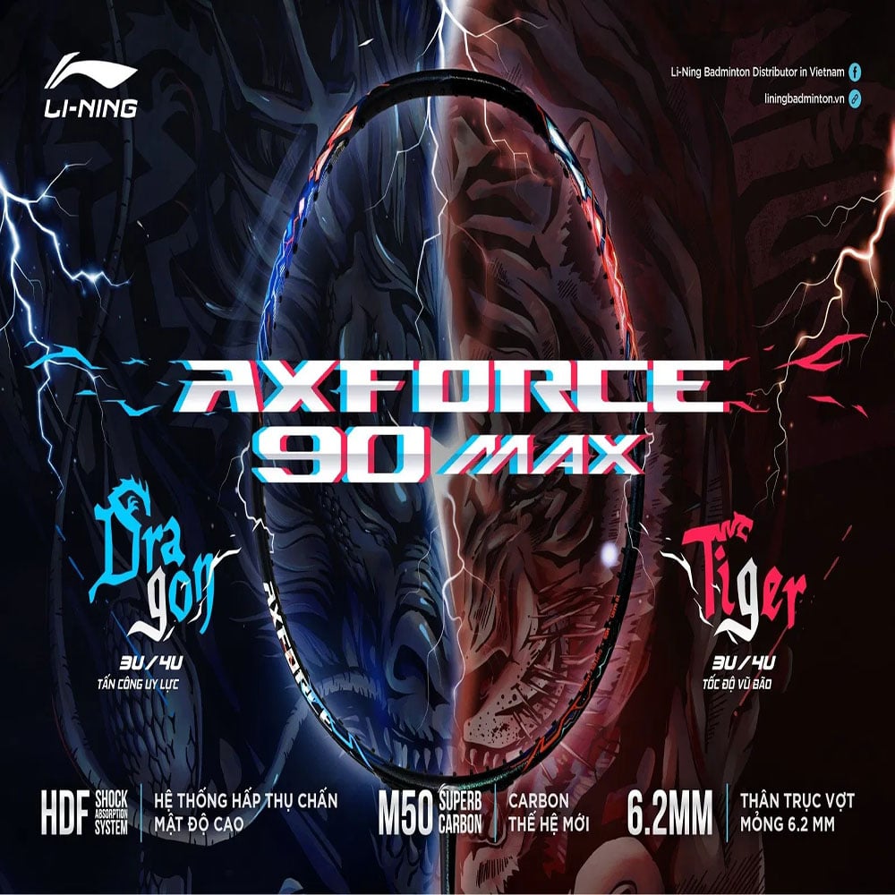 Dòng vợt AXFORCE phù hợp với phong cách chơi nào?